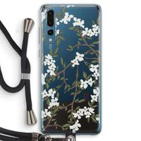 Blossoming spring: Huawei P20 Pro Transparant Hoesje met koord