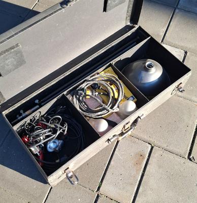 Vintage Smith-Victor Fotografie Lampen Koffer - Origineel Vintage Smith-Victor Fotografie Lampen Koffer - Origineel