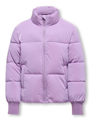 Kids ONLY winterjas meisjes puffer - paars - Kogelise