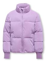 Kids ONLY winterjas meisjes puffer - paars - Kogelise