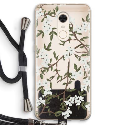 Blossoming spring: Xiaomi Redmi 5 Transparant Hoesje met koord