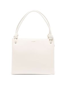 Jil Sander petit sac porté épaule en cuir lisse - Tons neutres