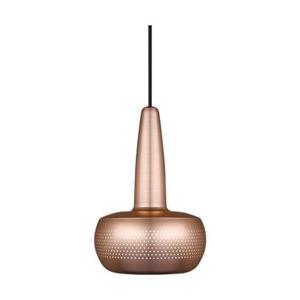 Umage Clava hanglamp brushed copper - met koordset zwart - Ø 21,5 cm