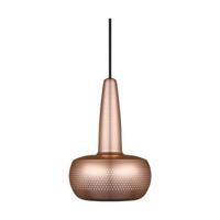 Umage Clava hanglamp brushed copper - met koordset zwart - Ø 21,5 cm