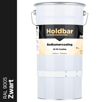 Holdbar Badkamercoating Zwart (RAL 9005) 5 kg