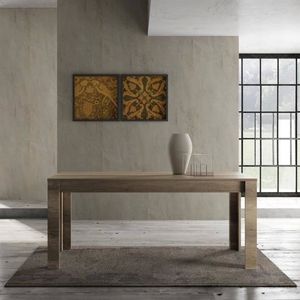 Eettafel - Eiken Canyon decor - BRERA - B 180 x D 90 x H 79 cm