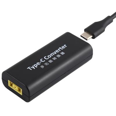 Grote vierkante female naar USB-C/type-C Female Power connector adapter met 15cm USB-C/type C kabel