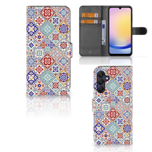 Samsung Galaxy A25 Bookcase Tiles Color