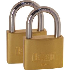 Kasp K12050D2 Hangslot 50 mm Goud-geel Sleutelslot