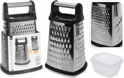 Rasp rvs met voorraaddoos