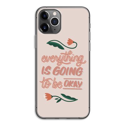 Optimistic flower girl: iPhone 11 Pro Transparant Hoesje
