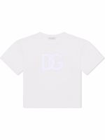 Dolce & Gabbana Kids t-shirt à logo DG - Blanc - thumbnail