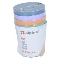 Gekleurde Bekers, 4dlg.