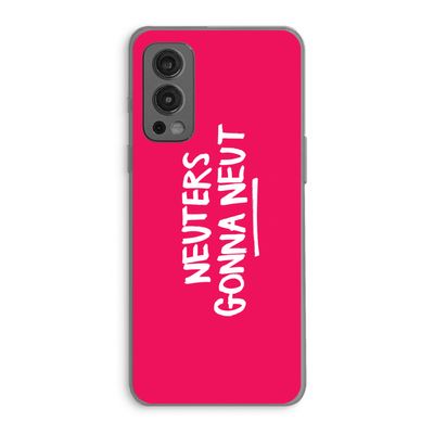 Neuters (roze): OnePlus Nord 2 5G Transparant Hoesje