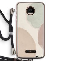 Geo #8: Motorola Moto Z Force Transparant Hoesje met koord