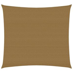 Zonnezeil 160 g/m 5x5 m HDPE taupe