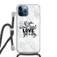 Partner in crime: iPhone 12 Pro Max Transparant Hoesje met koord