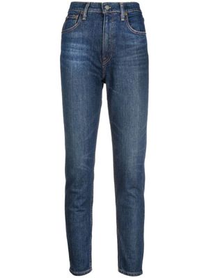 Polo Ralph Lauren jean skinny à taille haute - Bleu