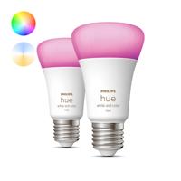 Philips Hue - E27 - 11W - White and Color set van 2 - 929002468802