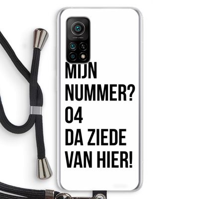 Da ziede van hier: Xiaomi Mi 10T 5G Transparant Hoesje met koord
