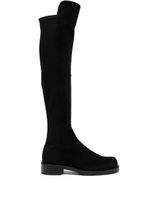 Stuart Weitzman bottes 5050 Bold 40 mmnen daim - Noir - thumbnail