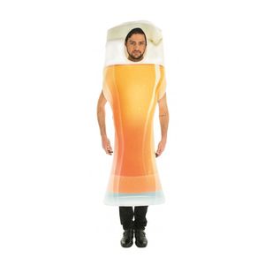 Bier/pils kostuum - voor volwassenen - one size - Carnaval verkleedkleding