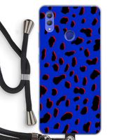 Blue Leopard: Honor Note 10 Transparant Hoesje met koord