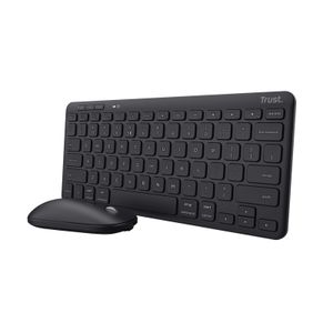 Trust Lyra Multi-Device Wireless Keyboard & Mouse Toetsenbord Zwart
