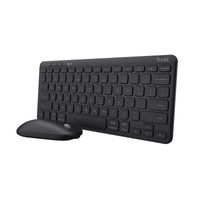 Trust Lyra Multi-Device Wireless Keyboard & Mouse Toetsenbord Zwart