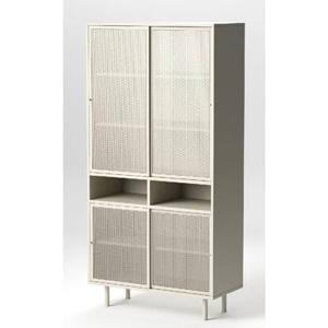 Nordic Home Sadie wandkast 180 cm - grijs|beige