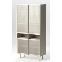 Nordic Home Sadie wandkast 180 cm - grijs|beige