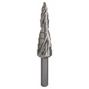 Bosch Accessories 323227 HSS Getrapte boor 4 - 12 mm Gezamenlijke lengte 66.5 mm 3 vlakken schacht 9 stuk(s)