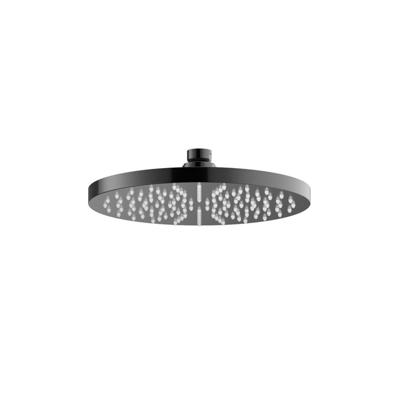 Hotbath Mate Hoofddouche - Ø20cm - rond - Gepolijst Zwart PVD M100PBP