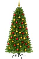 Arctic Spruce groen vanaf 150 cm hoog kunstkerstboom opgemaakt met piek, rood & goud Holiday Tree - Holiday tree