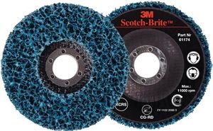 3M Grofreinigingsschijf | d.115x22mm | extra coarse | gat 22,23 mm | 10 stuks - 7000077972 7000077972