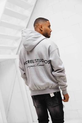 Quotrell Studios Hoodie Heren Grijs - Maat S - Kleur: Grijs | Soccerfanshop