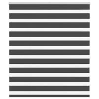 VidaXL Zebra rolgordijn 120x100 cm stofbreedte 115,9 cm zwart