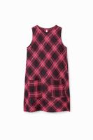 Geruite overgooier - RED - 13/14