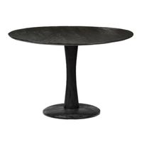 Brix - Zwarte Eetkamertafel Brix Vivian - 120cm - Moderne Eettafel van Mangohout - thumbnail