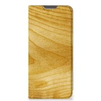 OPPO A96 | A76 Book Wallet Case Licht Hout