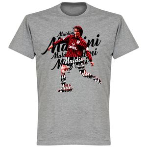 Paolo Maldini Milan Script T-Shirt