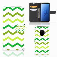 Samsung Galaxy S9 | Telefoon Hoesje | Zigzag Groen