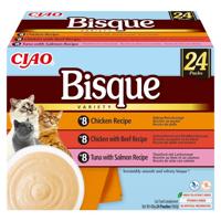 INABA Ciao Bisque Creamy soup with chicken, beef and fish - Kattensnoepje - 24x40g
