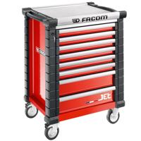 Facom JET Gereedschapswagen Rood met 8 laden M3 - JET.8M3A