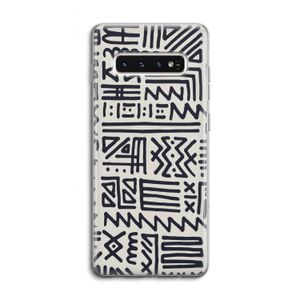 Marrakech print: Samsung Galaxy S10 4G Transparant Hoesje