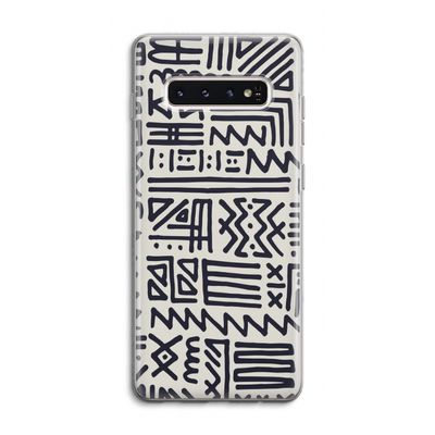 Marrakech print: Samsung Galaxy S10 4G Transparant Hoesje