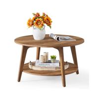 Collectie MAEZO -Salontafel met Twee Niveaus en Handige Opbergruimte