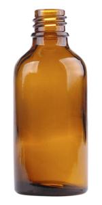 Helios Holland Flesje glas 50ml amber