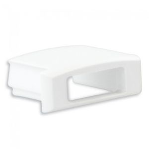 Eindkap E2W wit kabelinvoer voor wit LED profiel PL1 8106111