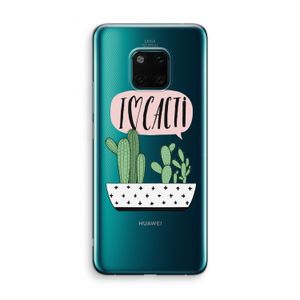 I love cacti: Huawei Mate 20 Pro Transparant Hoesje